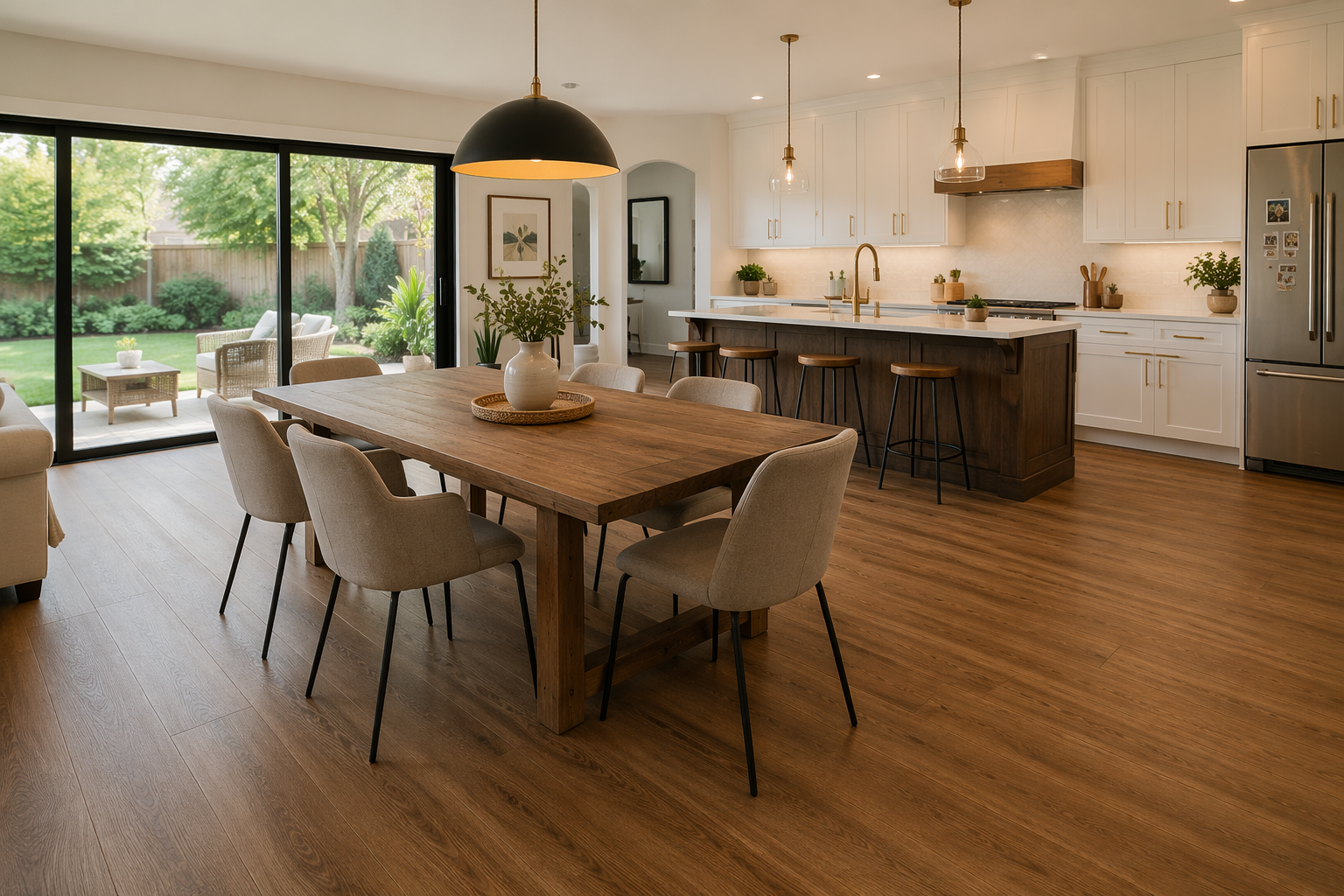 SPC Flooring Dining Room